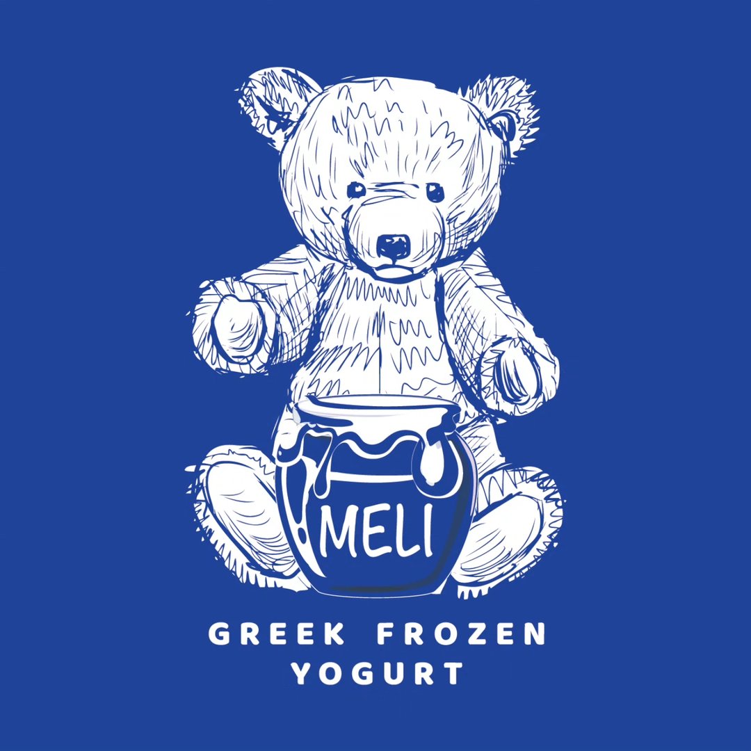 Meli Greek Frozen Yogurt Logo