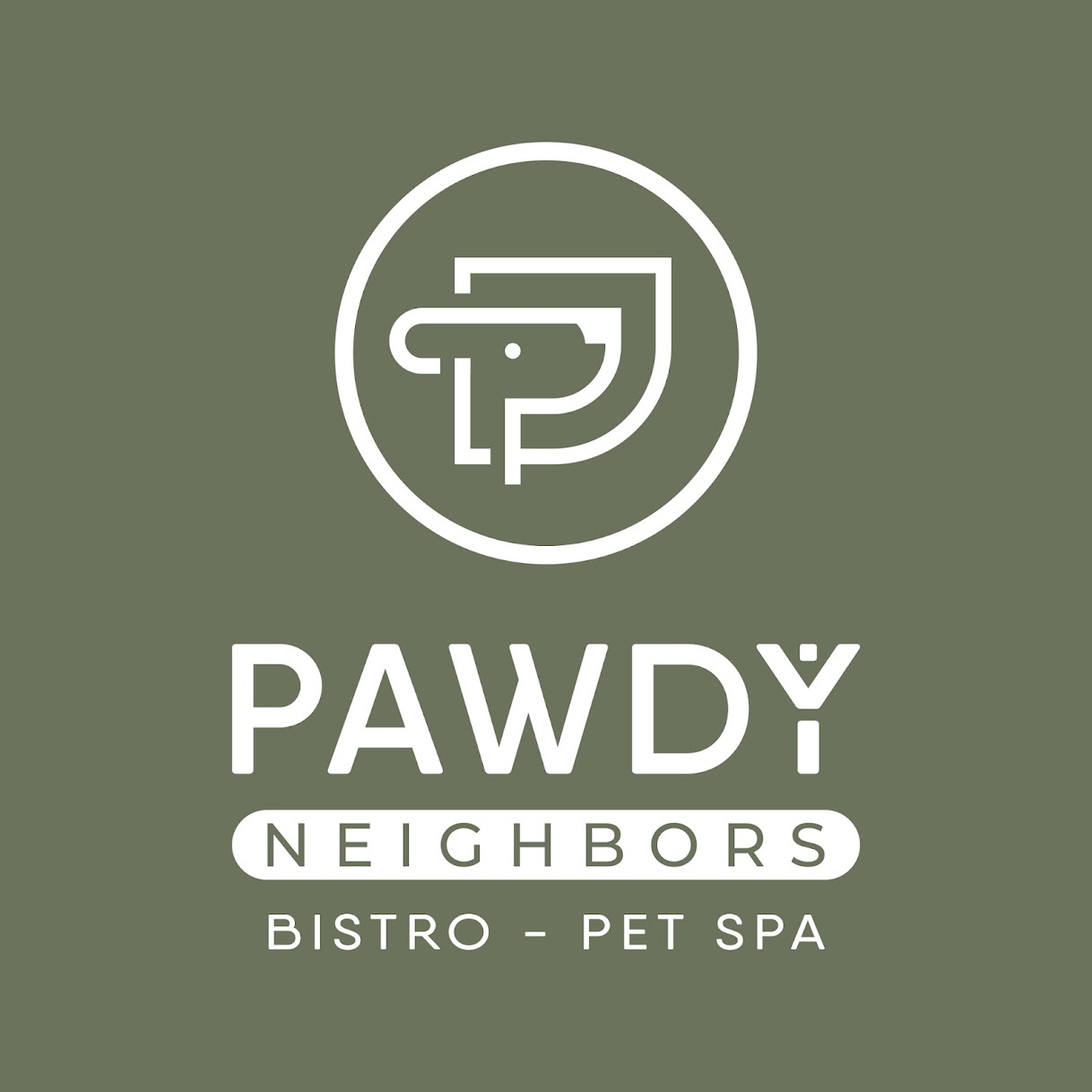 Pawdy Neighbors on the Boulevard Logo