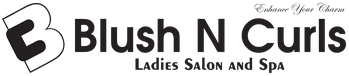 Blush N Curls Ladies Salon & Spa  Logo