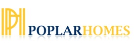 Poplar Homes Real Estate Broker Logo