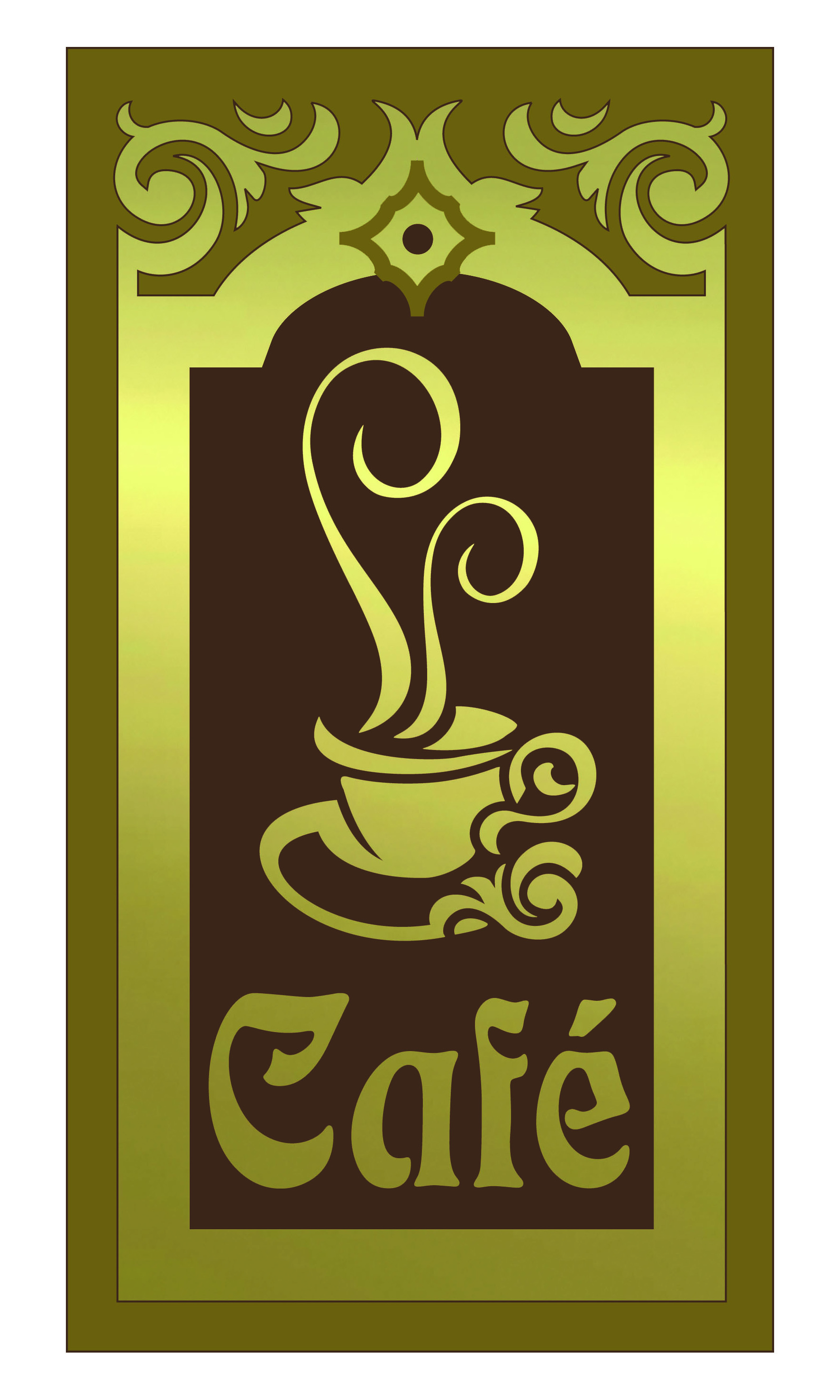 Le Café by the Fountain Logo