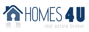 Homes 4 U Real Estate Broker Logo