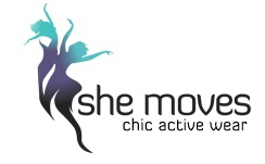 She Moves Chic Active Wear Logo