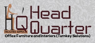 Head Quarter Office Furniture & Interior Work Logo