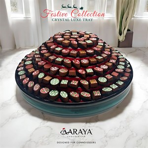 Festive Chocolate Collection Crystal Luxe Tray