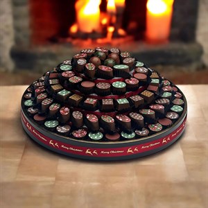 Festive Chocolate Collection Holiday Grandeur Tray