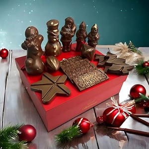 Merry Christmas Festive Chocolate Hamper