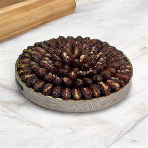 Luxury Assorted Dates Tray Golden Glow