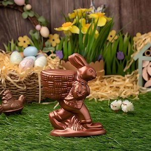 Walking Bunny Easter Basket 14 CM