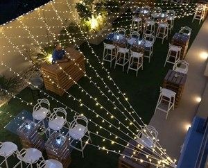 Garden light installation