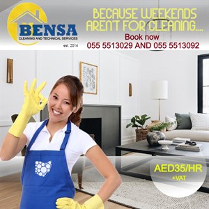 General Cleaning for 3 hours without materials