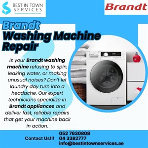 Brandt Washing Machine Repair Services 