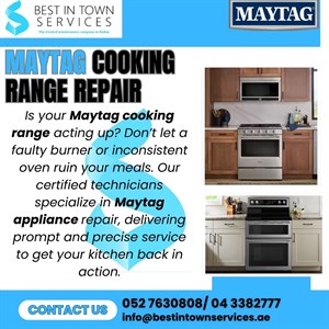 Maytag Cooking Range Repair Services 