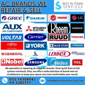 AC Repair & Sales Services in Dubai – All Major Brands