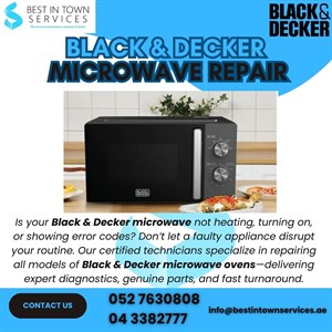 Black & Decker Microwave Oven Repair Services 