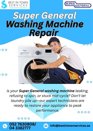 Super General Washing Machine Repair Services 