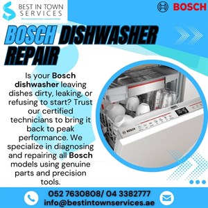 Bosch Dishwasher Repair Services 