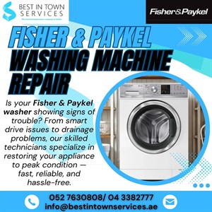 Fisher & Paykel Washing Machine Repair Services 