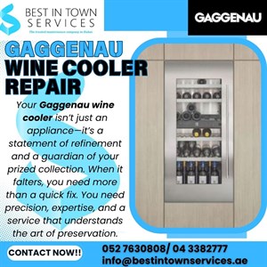 Gaggenau Wine Cooler Repair Services 