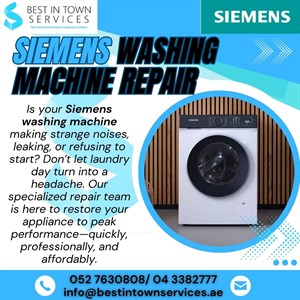 Siemens Washing Machine Repair Services 