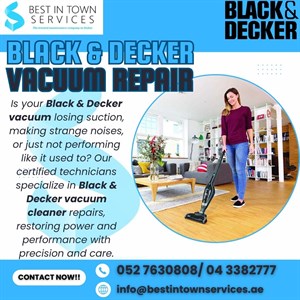 Black & Decker Vacuum Cleaner Repair Services 
