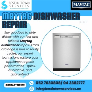 Maytag Dishwasher Repair Services 