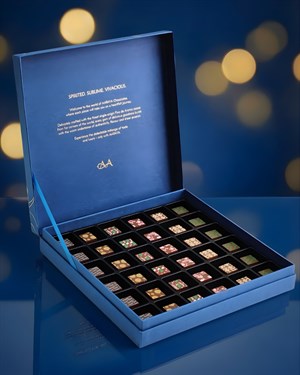 AARAYA® Christmas Luxury Chocolate Gift Box - Blue Edition