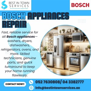 Bosch Home & Kitchen Appliances Repair Services 