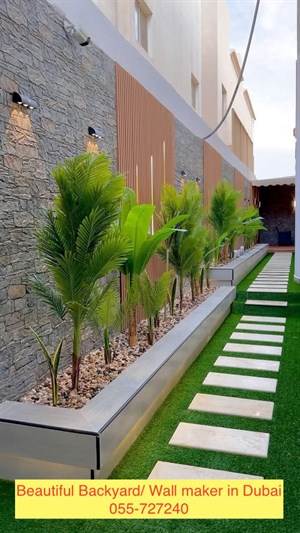 VILLA BACKYARD CONSTRUCTION SERVICE PROVIDER IN DUBAI: 055-7274240