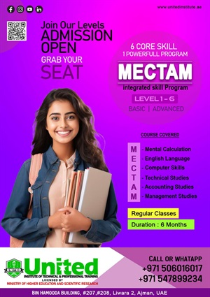 MECTAM LEVEL 1- 6 PROGRAMMES