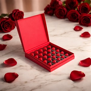 Valentine’s Classic Red Heart Chocolate Box
