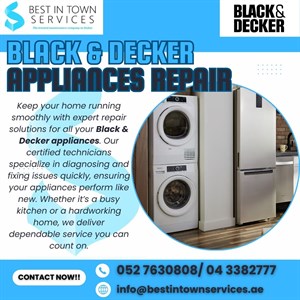 Black & Decker Home & Kitchen Appliances Repair Services 