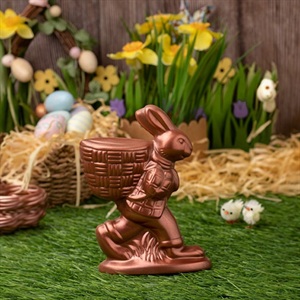 Walking Bunny Easter Basket 14 CM