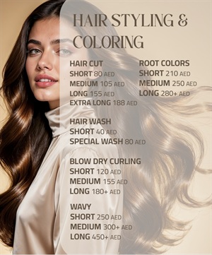 hair styling & hair coloring _ hair cutting _ beauty icon salon
